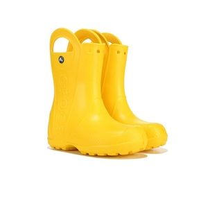 Yellow Croc Rainboots Size 8 Excellent condition